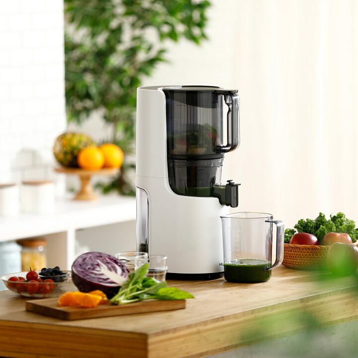 楽天市場】ヒューロム スロージューサー H-200（ホワイト）コールド  