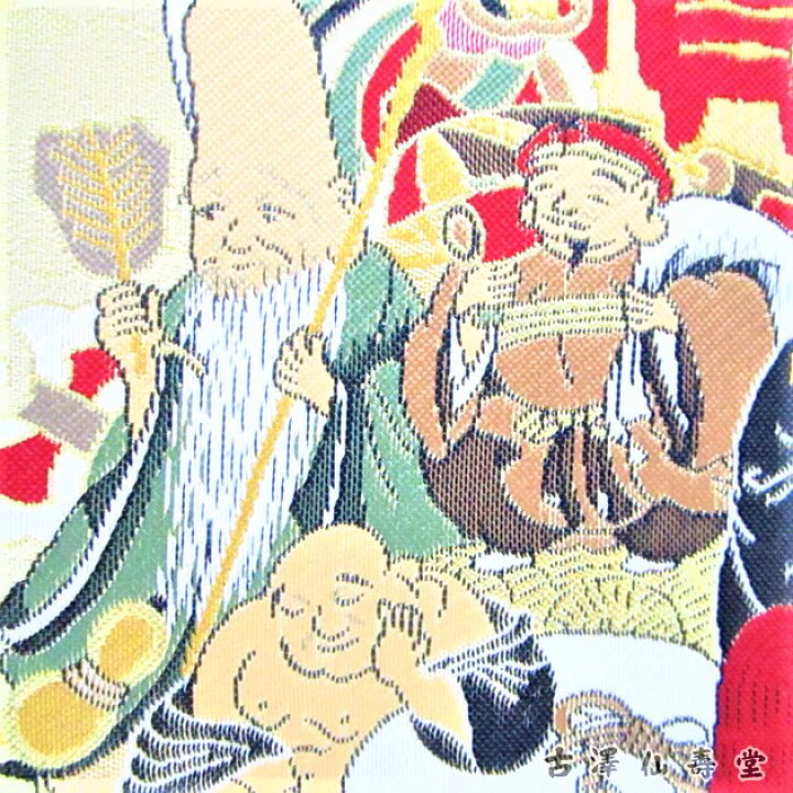 楽天市場】京錦屏風 七福神京都 西陣織 金襴 : 古澤仙壽堂 楽天市場店