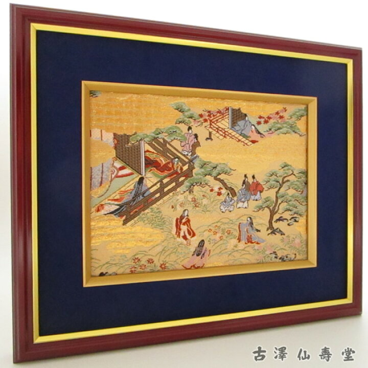 楽天市場】京錦額 秋篠（春慶小）京都 西陣織 金襴 : 古澤仙壽堂 楽天 