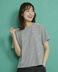 Hush Puppies（ハッシュパピー） ラッセル織クルーネックTシャツ　レディス　半袖