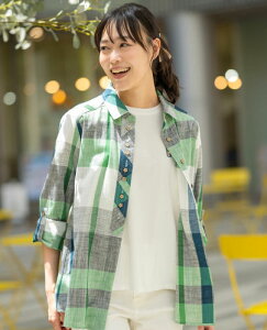 �ySALE�zHush Puppies�i�n�b�V���p�s�[�j ����ߊi�q�u���E�X ���f�B�X ���� ��100�� �R�b�g�� �E�b�h���{�^�� �`�F�b�N�� �����[���A�b�v ������� �V���v�� �J�W���A�� ��i �X�^�C���b�V�� �v