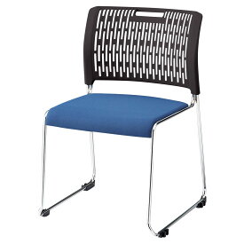 法人様限定 ナイキ 椅子 ミーティングチェア E415 シリーズ 樹脂ブラック