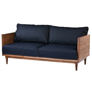 法人様限定 サンフラワーラタン ラウンジソファ リジッドデニム ソファ RGD015ASV