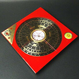 ＼11日まで！10％OFFクーポン／ 羅盤 風水 風水羅盤 グッズ 風水コンパス インテリア 置物 方角 風水火山 風水グッズ 開運祈願 風水アイテム 飾り物 2025 【羅盤 小 赤】