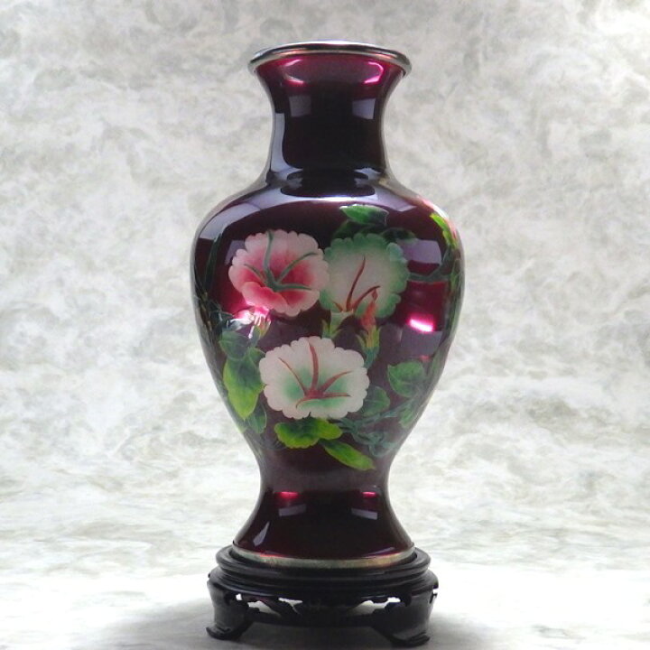楽天市場】【11日迄！10%OFFクーポン】 七宝焼き 中国 七宝焼 花瓶 