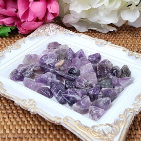 天然石 さざれ石 アメジスト 原石 石 さざれ パワーストーン 置物 置き場所 誕生石 癒しグッズ 風水グッズ 紫水晶 風水火山 風水 2026 ポイント消化 鉱物 【アメジストタンブルさざれ中粒100g】【RSL】ゆうパケット送料無料