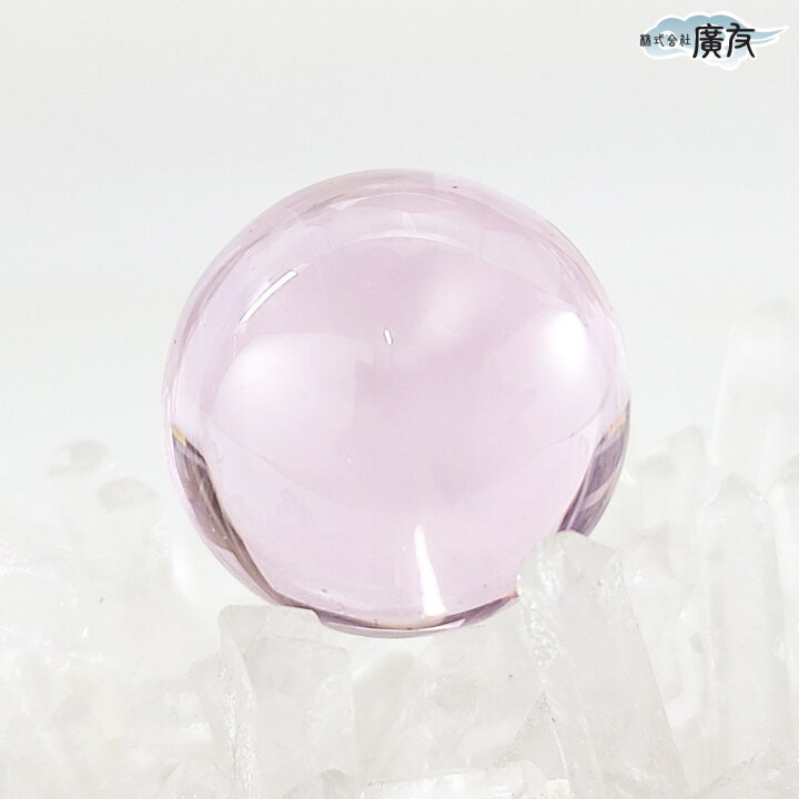 楽天市場】＼27日迄！10％OFFクーポン／ 合成 ピンク 水晶 丸 玉 