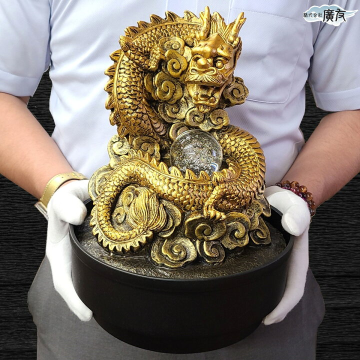 楽天市場】＼10日まで！10％OFFクーポン／ 龍の置物 風水 噴水 