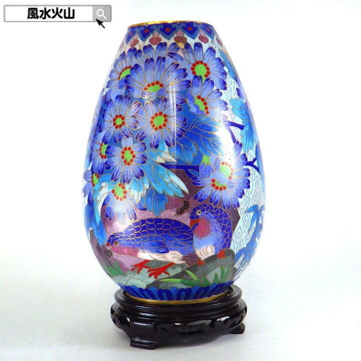 楽天市場】七宝焼き 中国 七宝焼 花瓶 風水 置物 風水グッズ 通販 中国 