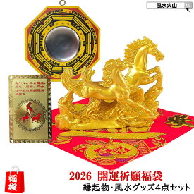 ＼15日まで！14％OFFクーポン／ 風水火山 風水グッズ 風水 置物 縁起物 新年2026年 開運祈願福袋 雑貨 開運祈願 インテリア ラッキーバッグ ハッピーバッグ 福袋 令和8年 2026 【新年2026 開運祈願福袋 3,000円セット】