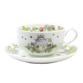 Noritake となりのトトロ ミルクティー碗皿 (カップ＆ソーサー) へびいちご編 T97285A/4660-3