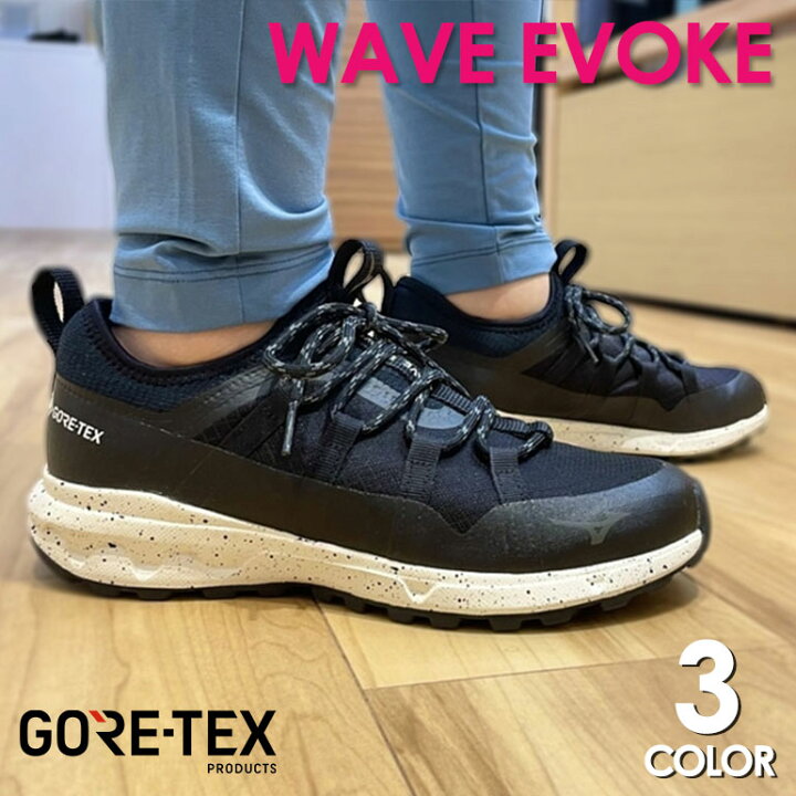 楽天市場】GORE-TEX 防水 レディース スニーカー ウェーブ エボーク 