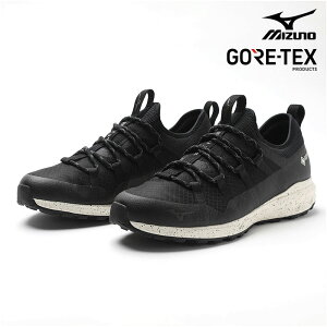 スニーカー WAVE EVOKE 3E mizuno [ ブラック ウェーブ エボーク メンズ ミズノ GORE-TEX ゴアテックス 防水 雨 雨靴 梅雨 ラウンドトゥ 靴 コンフォートシューズ 紐 紐靴 レースアップ ミズノウェーブ