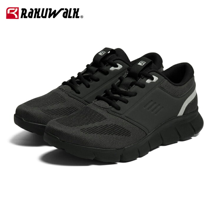 楽天市場】ウォーキングシューズ RAKUWALK 4E asics [ ブラック ラク 