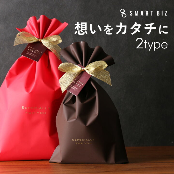 楽天市場 ギフトラッピングサービス 色が選べる マット素材ナイロンバッグ レッド ブラウン 贈り物 プレゼント 手渡し 誕生日 お祝い 就職祝い 昇進祝い 入学祝い 結婚式 敬老の日 クリスマス 就職祝い 卒業祝い スマートビズ ワイシャツ専門店