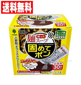 ラーメン カップ麺 残り汁 凝固剤 スープ 固める 廃棄 ゴミ 液体 残った麺スープ 固めてポン 30包入 【送料無料】 【まとめ買い】 【メール便】 【即納】 【日時指定不可】
