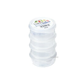 保存容器 プラスチック シール容器 しっかりパック 【S】 4個組 ナカヤ化学