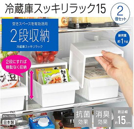 イノマタ化学 冷蔵庫スッキリラック15　2P