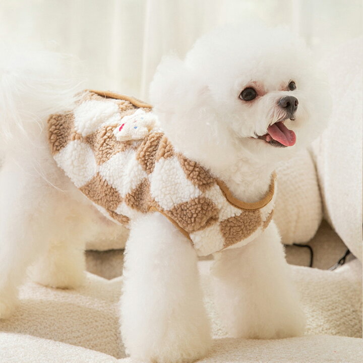 楽天市場】犬 服 秋冬 かわいい ベスト 新作 アウター 背中開き着せ 
