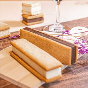 【冷凍】志保重:生チョコサンド5個詰合せ(スイート3個・ホワイト2個)(クール冷凍便)