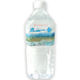 天然水：富山の水「立山一番」　 500ml×24本入　〜北アルプスのおいしい水〜/大観峯【送料無料ライン対象外】