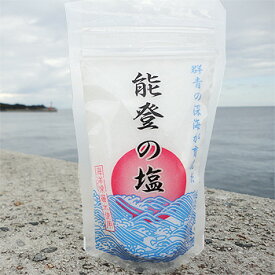 「能登の塩（粗塩） 1袋100g入×4袋」辛さの後に優しい甘み/能登海洋深層水施設