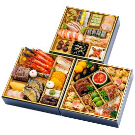 ※予約受付※千里山荘のおせち「おせち料理 三段重」富山の料亭の味(クロネコヤマト クール冷凍便/送料込)　※この商品では「代金引換」はご利用できません。