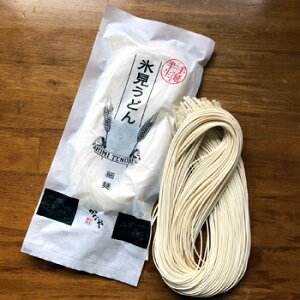 かなや麺業:受注生産の弾力と強いこしのある麺「半生氷見うどん(細麺)」5袋入り 10人前