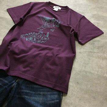amycco.文鳥(ブンチョウぶんちょうbuncho)Tシャツ#3「バリで遊ぶ文鳥」メンズ綿100%全3色