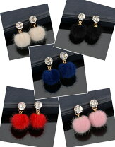 楽天市場】ぽんぽん ピアスの通販 