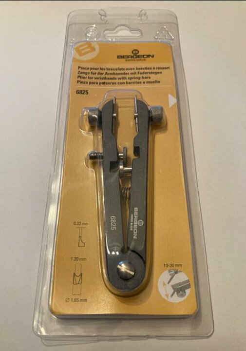楽天市場】[ベルジョン] BERGEON 時計 ベルト交換工具 両つかみ式バネ 