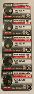 Maxell�@��{�^���d�r�@SR512SW335�@5��1�V�[�g����@de211