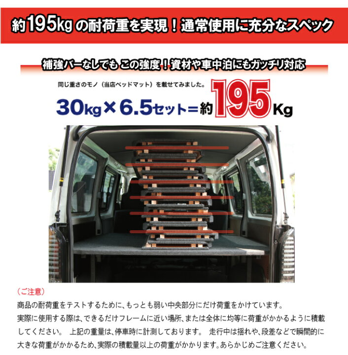 楽天市場】ハイエースDX3/6人用 レザータイプ 低床ベッドキット ロー 