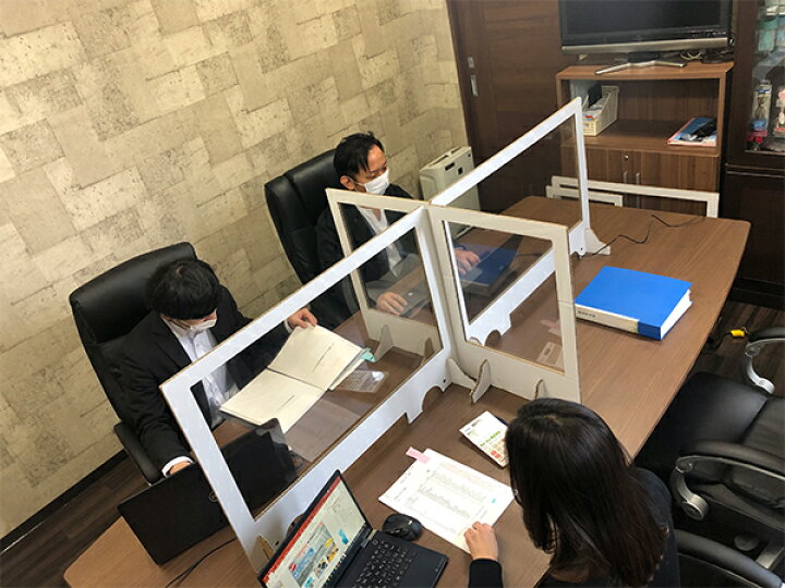 楽天市場】飛沫感染予防 エコパーテーション 5セット : アクリル専門 