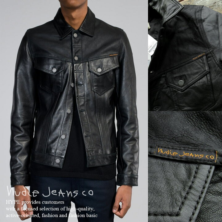 楽天市場】Nudie Jeans ヌーディージーンズ レザージャケット メンズ 