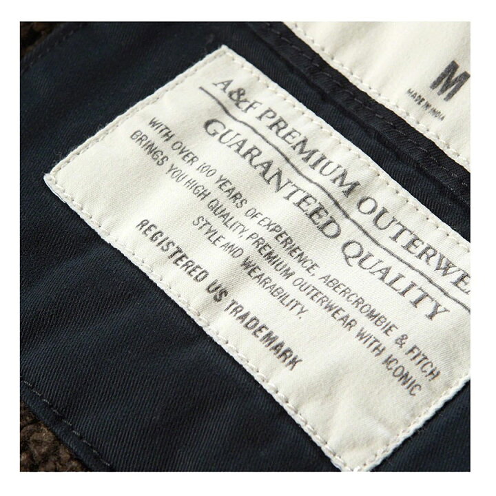 楽天市場】アバクロ 裏ボアミリタリージャケット Abercrombie＆Fitch 