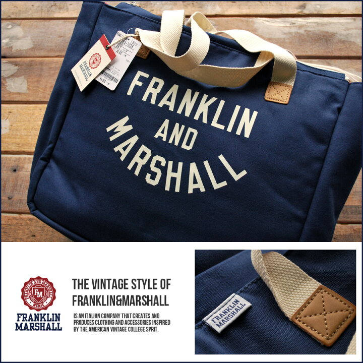 楽天市場】フランクリンマーシャル FRANKLIN & MARSHALL トートバッグ 