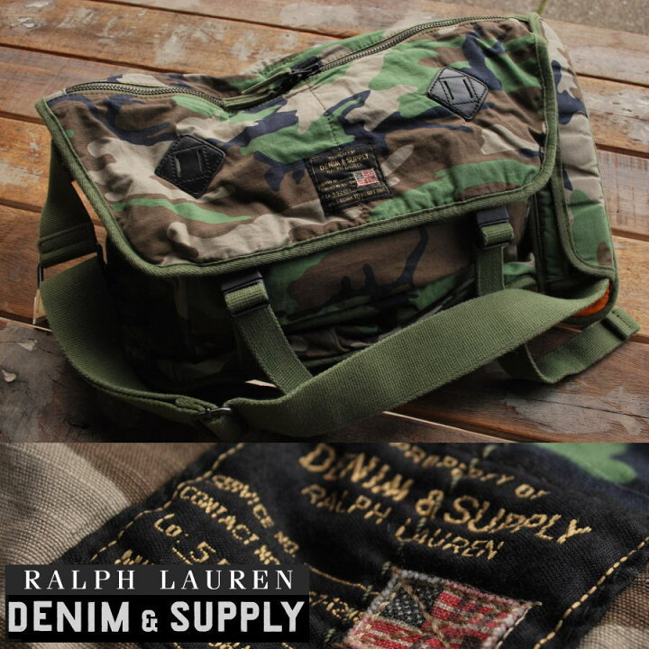 楽天市場】ショルダーバッグ 100％正規 ラルフローレン DENIM & SUPPLY 