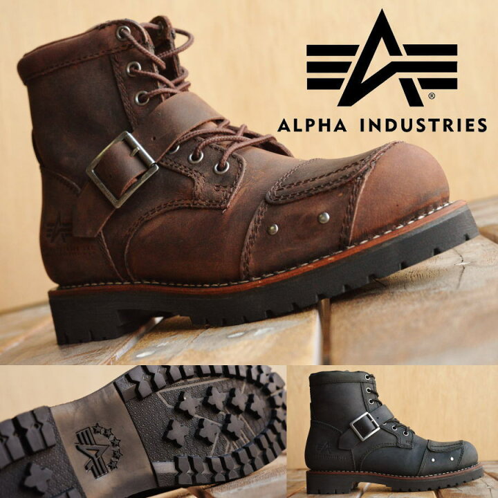 楽天市場】Alpha Industries アルファ インダストリーズ 本革 バイカー 