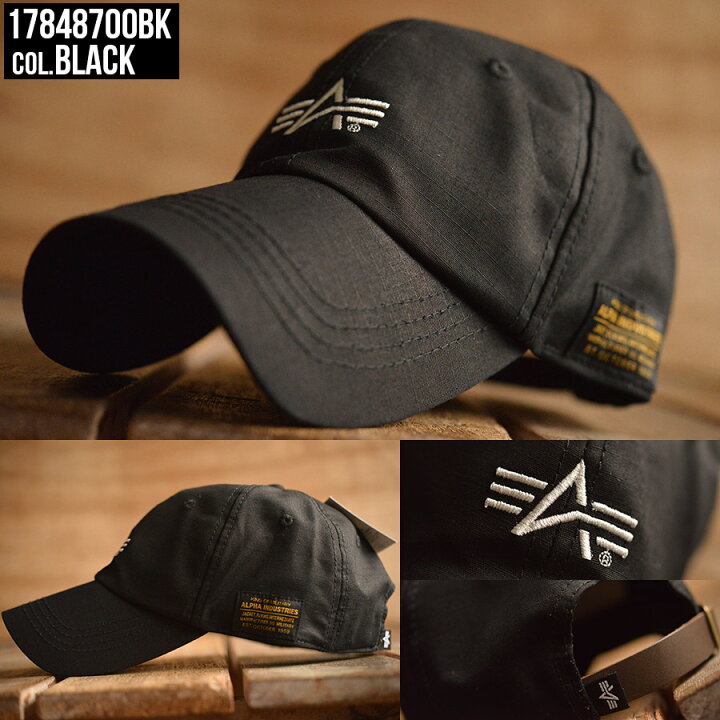 楽天市場】Alpha Industries アルファ・インダストリーズ ローキャップ 