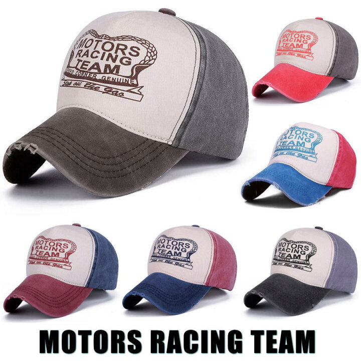 楽天市場】MOTORS RACING TEAM Vintage キャップ メンズ レディース 