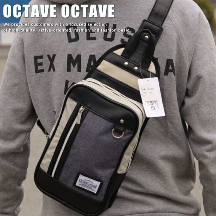 楽天市場】OCTAVE OCTAVE ボディバッグ バッグ ワン ショルダー メンズ 