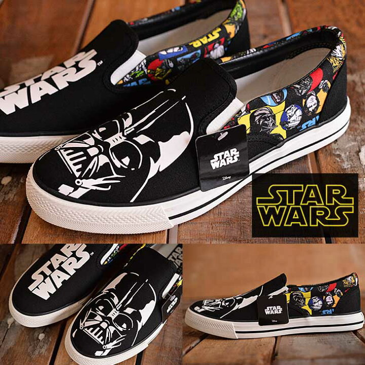 楽天市場】STAR WARS スターウォーズ ダース・ベイダー スリッポン 