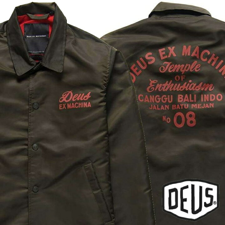 楽天市場】デウス DEUS EX MACHINA コーチ ジャケット メンズ 裏 