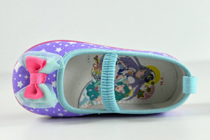 楽天市場 スター トゥインクル プリキュア スタプリ 上履き 子供靴 女の子 キッズ シューズ 上靴 スクールシューズ バレエシューズ バレーシューズ アニメ かわいい 人気 体育館 子供 保育園 幼稚園 園児 入園 入学 お祝い プレゼント Y Ko 7516 パープル Hype