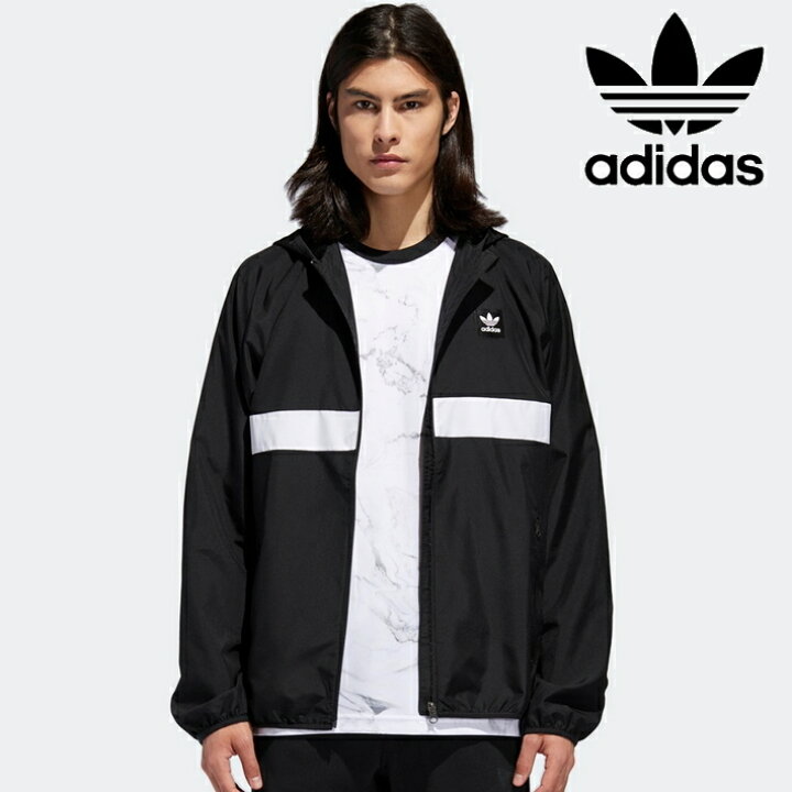 楽天市場 Adidas アディダス ナイロンジャケット ジャケット メンズ オリジナルズ パーカー ブラック 黒 Dh38h72 2 Hype