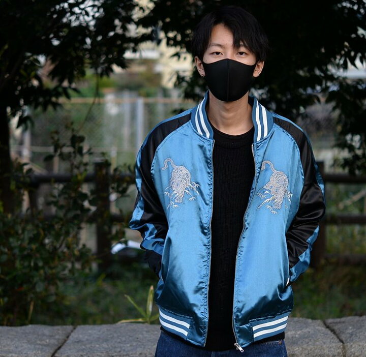 楽天市場 スカジャン メンズ レディース おしゃれ スタジャン サテン ジャンパー ブルゾン アウター おすすめ ストリート 刺繍 虎 舞子 風神 雷神 鷹 龍 かっこいい カッコイイ 春 春物 秋 秋物 送料無料 Hype