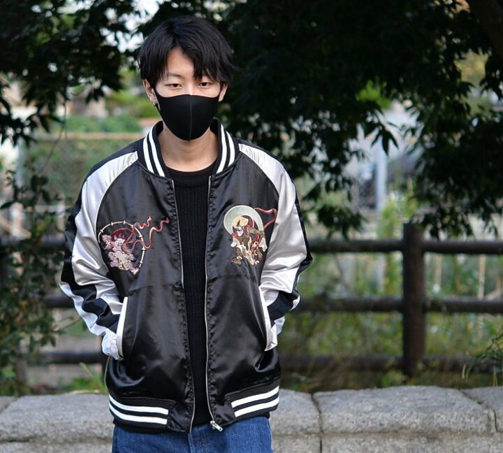 楽天市場 スカジャン メンズ レディース おしゃれ スタジャン サテン ジャンパー ブルゾン アウター おすすめ ストリート 刺繍 虎 舞子 風神 雷神 鷹 龍 かっこいい カッコイイ 春 春物 秋 秋物 送料無料 Hype