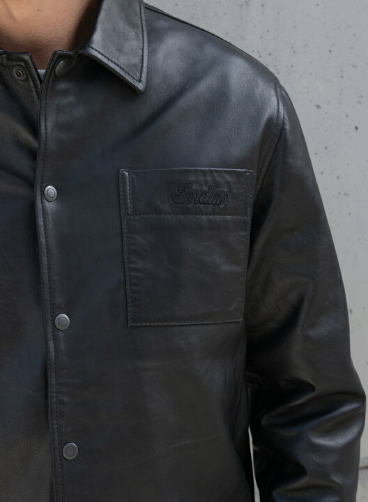 楽天市場】【本革 羊革】Indian Motocycle シャツ ジャケット メンズ