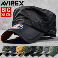 AVIREX ワークキャップ メンズ 大きいサイズ 大きめ キャップ ブランド 帽子 アメカジ アビレックス 春 …
